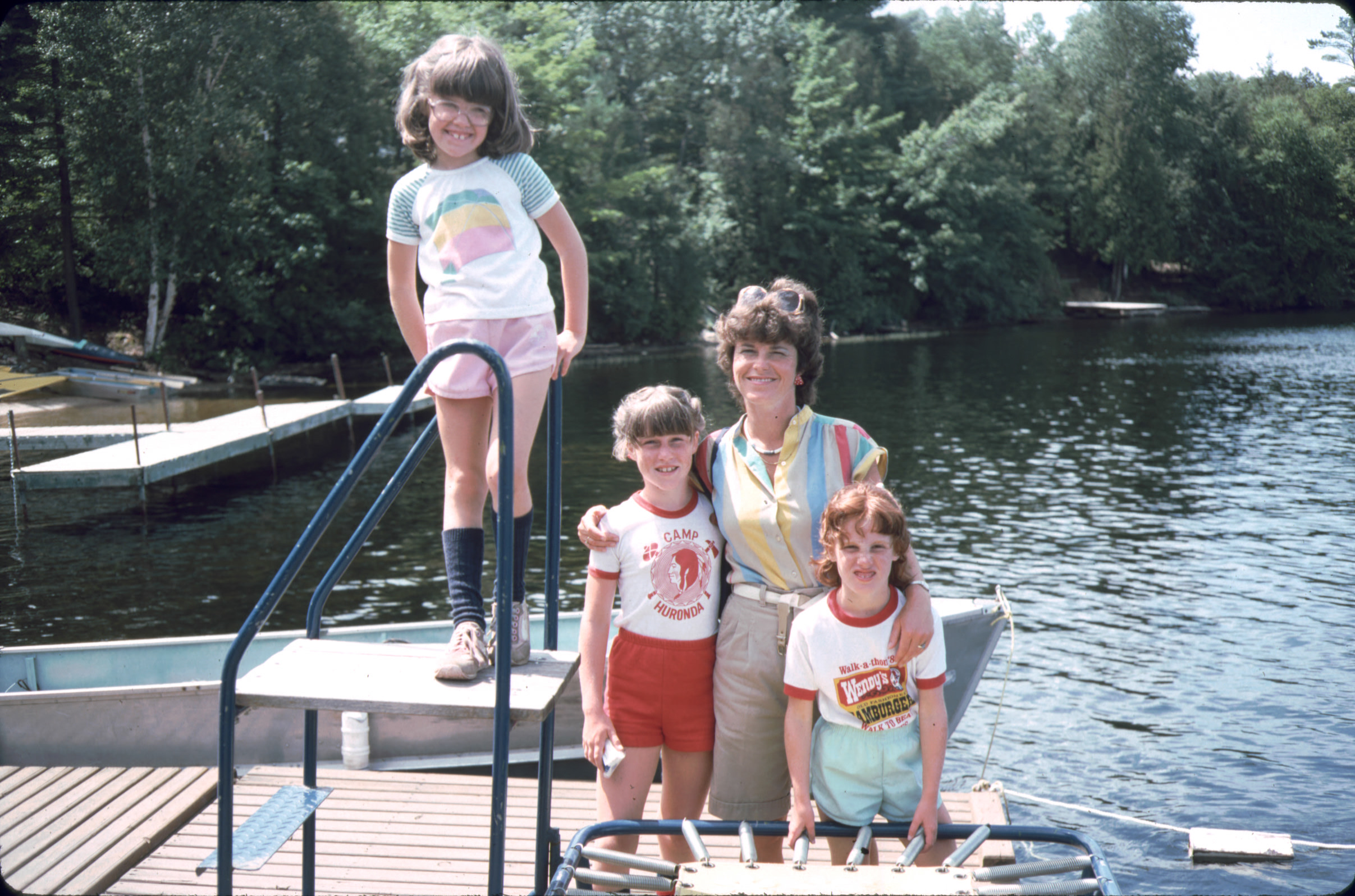 Bonnie Jackson with young Joanna (second to left)