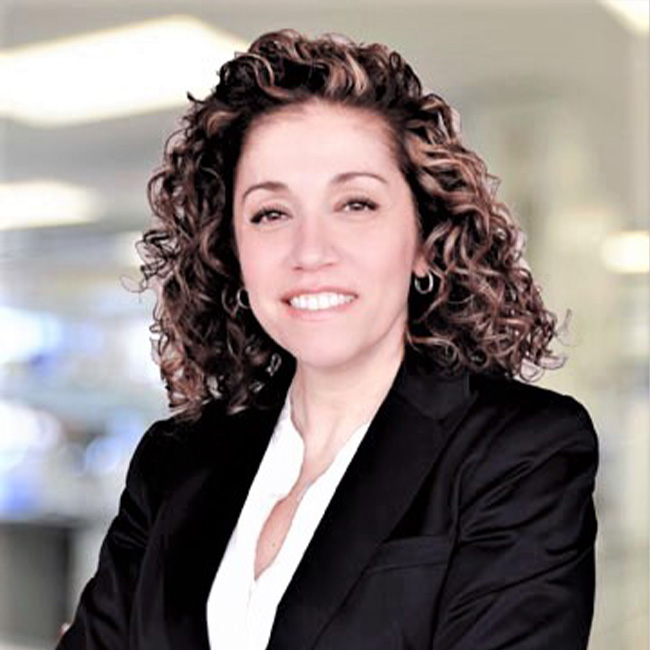 a person with curly hair