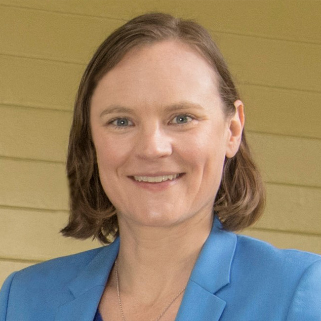 a person smiling for the camera