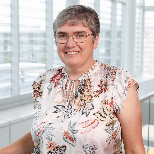 a person wearing glasses