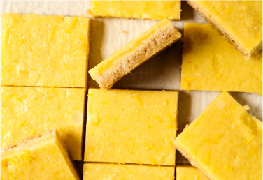 Lemon custard squares recipe