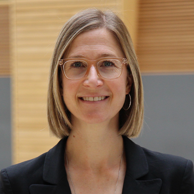 a person wearing glasses